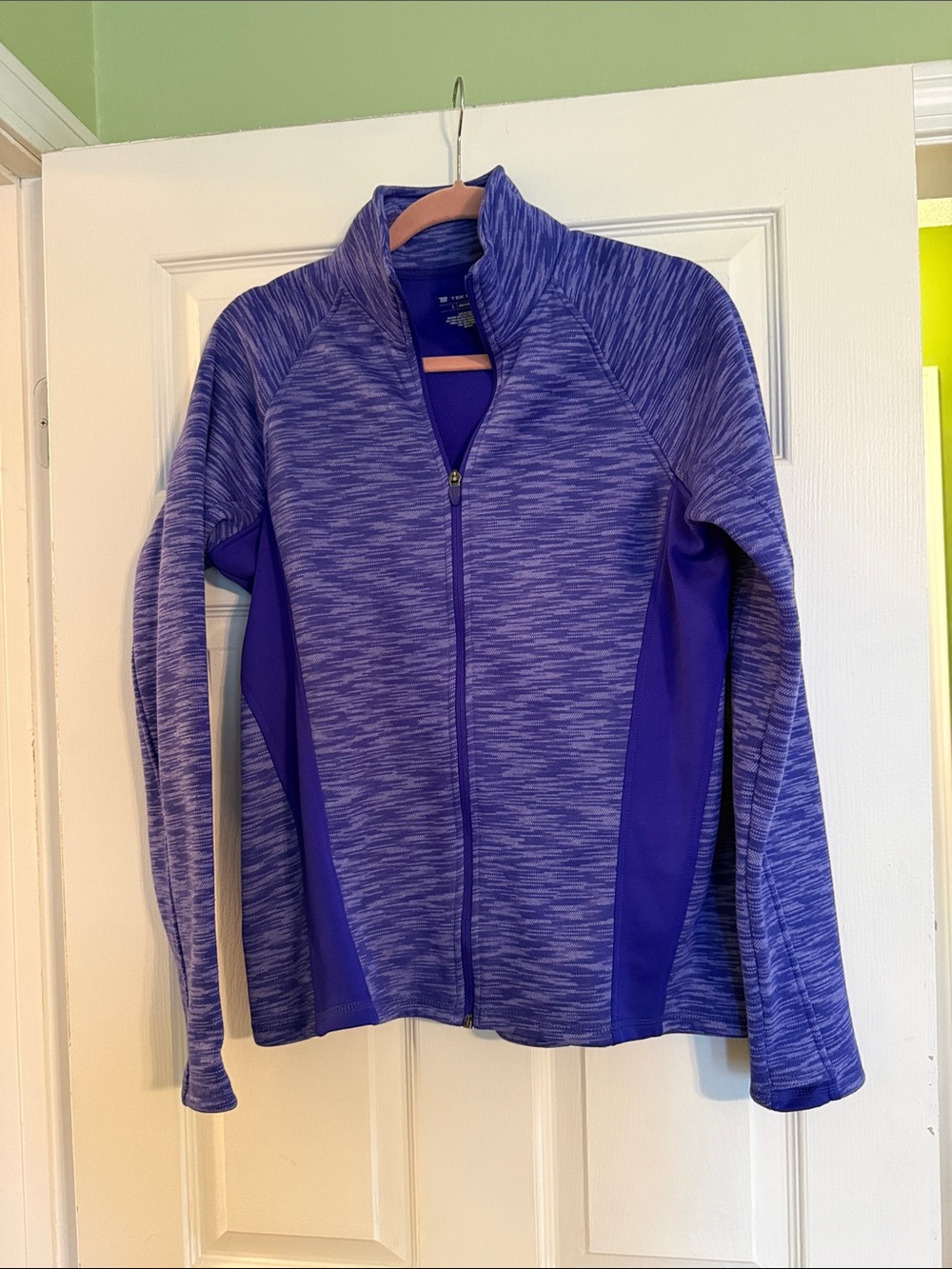 tek gear Purple Full-Zip Bomber Jacket